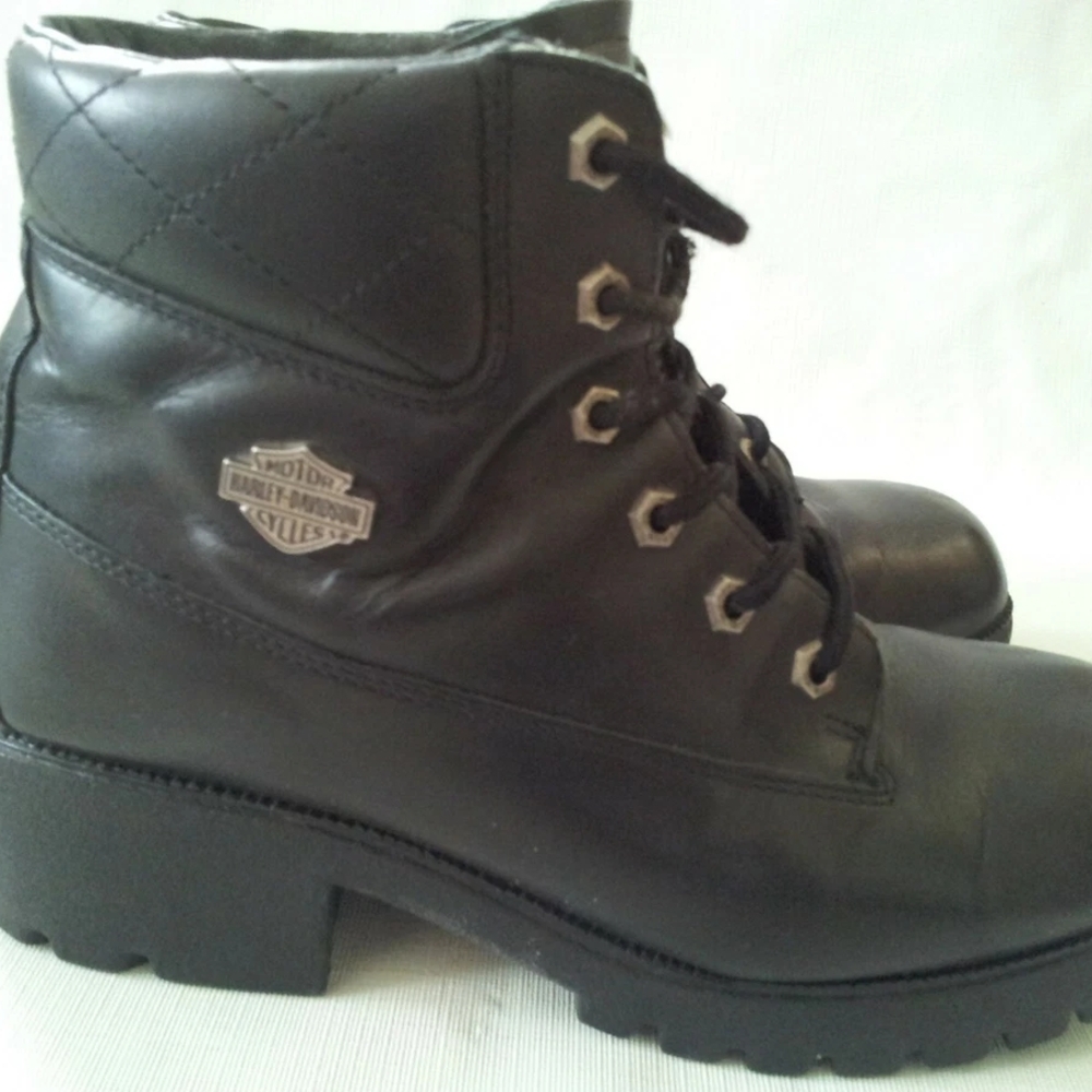 Harley-Davidson Black Moto Boots